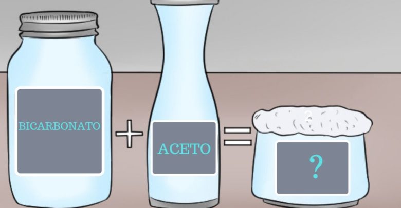 aceto e bicarbonato