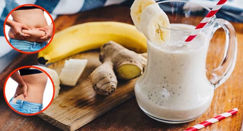Frullato banana e zenzero