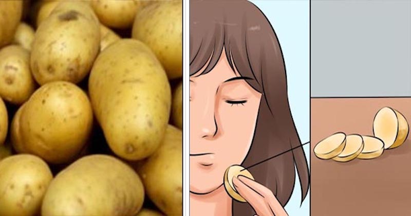 benefici della patata viso