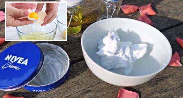 Crema Nivea e uovo