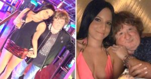 modella innamorata uomo d'affari
