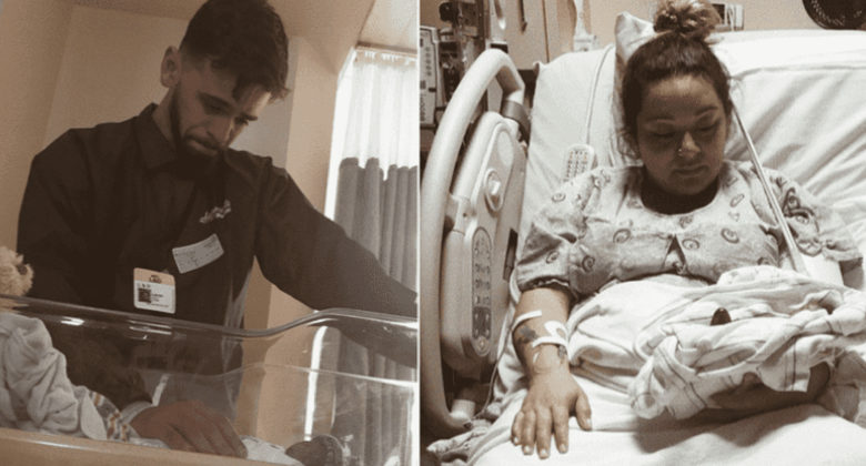 Neonato scivola dalle mani del medico e cade sul pavimento