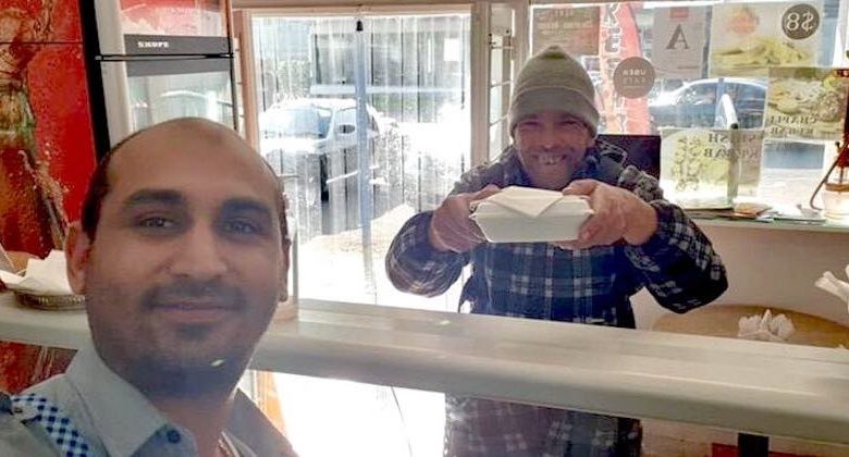 Cibo gratis ai senzatetto