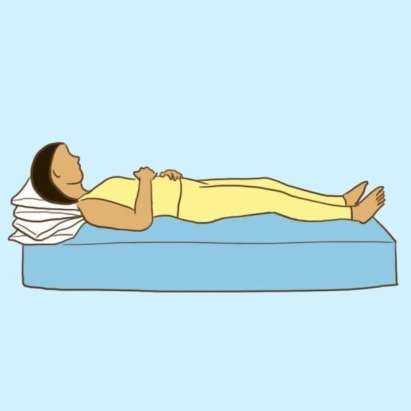 9 posizioni per dormire: sinusite 