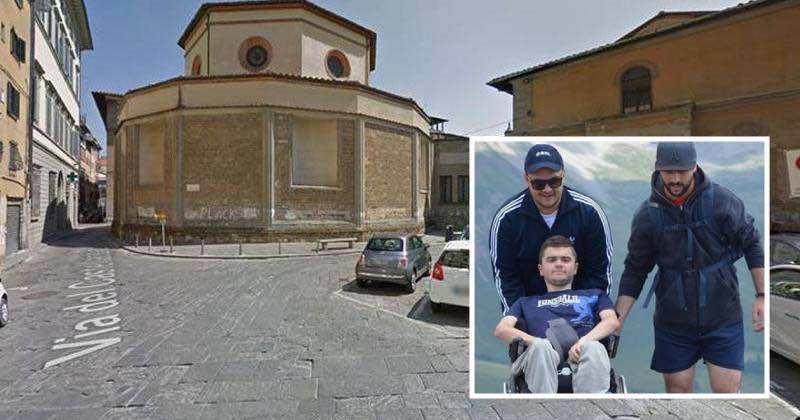 disabile morto a Firenze