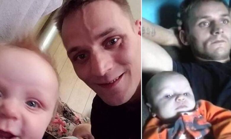 padre si sacrifica per salvare il figlio