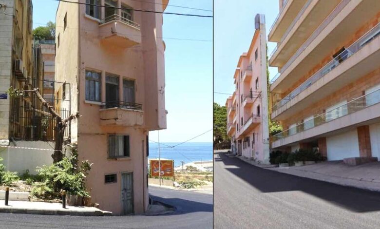 un edificio alto e molto stretto