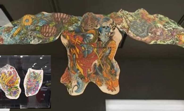pelle tatuata