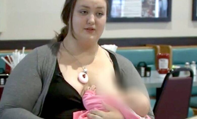 giovane madre viene umiliata