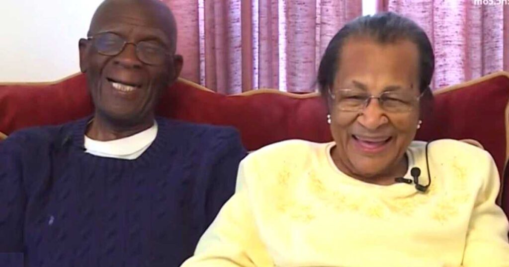 coppia festeggia 82 anni di matrimonio.